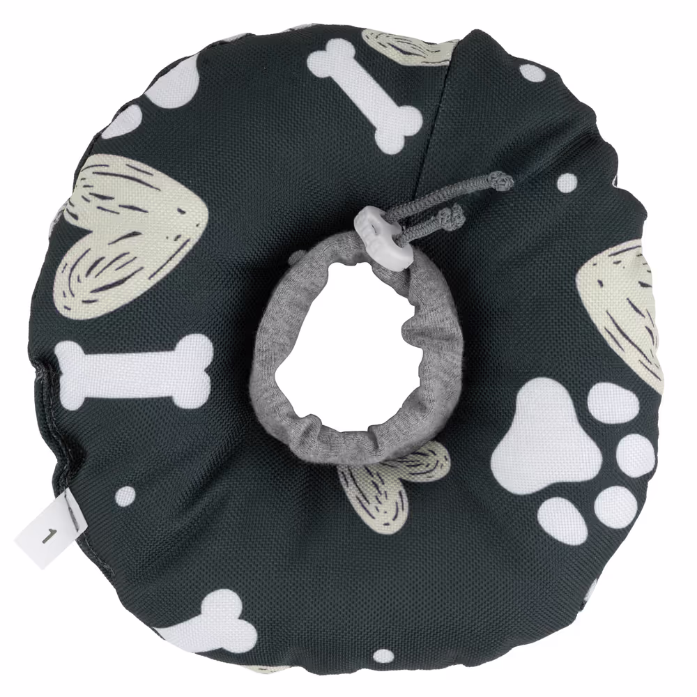 Biglo Pet Recovery Soft Cone Dark Grey – Halskrause für Hunde und Katzen, weich, dunkelgrau