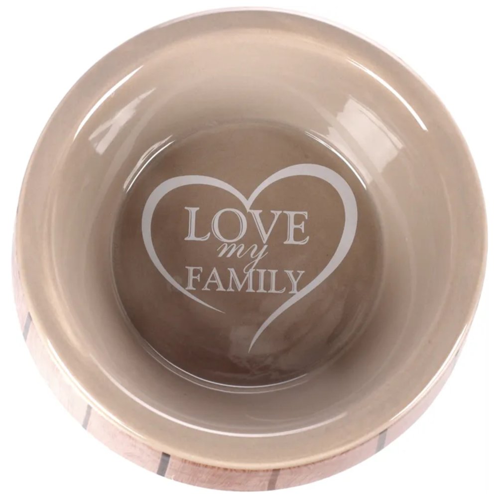 Flamingo Shabby Chic Ceramic Bowl 400ml -