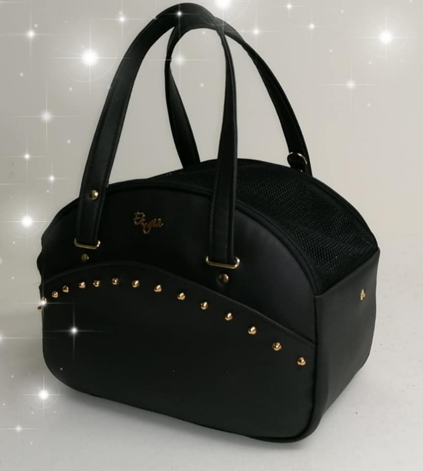 Eh Gia' Hundetragetasche " Traveler " in schwarz