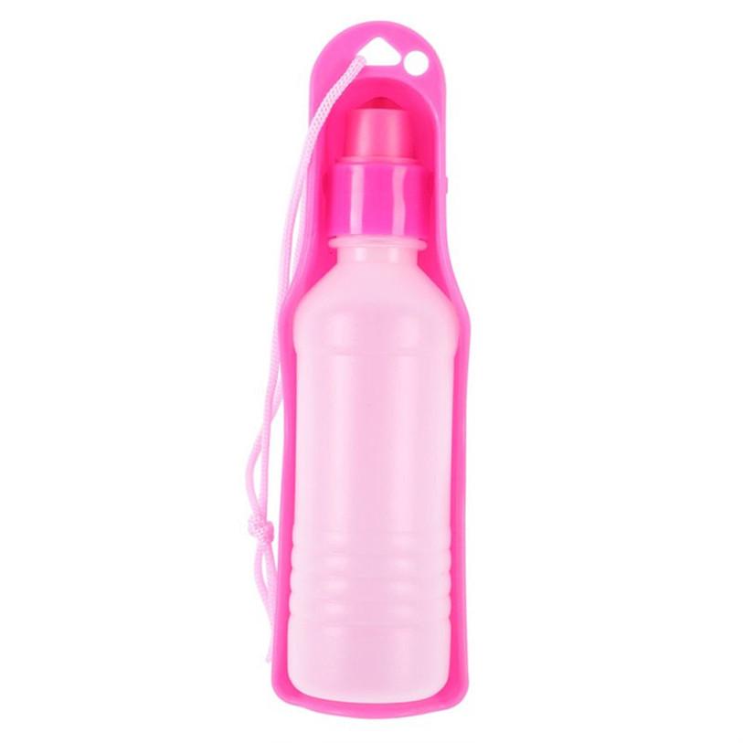"CAMON® Hundetrinkflasche in rosa 250 ml