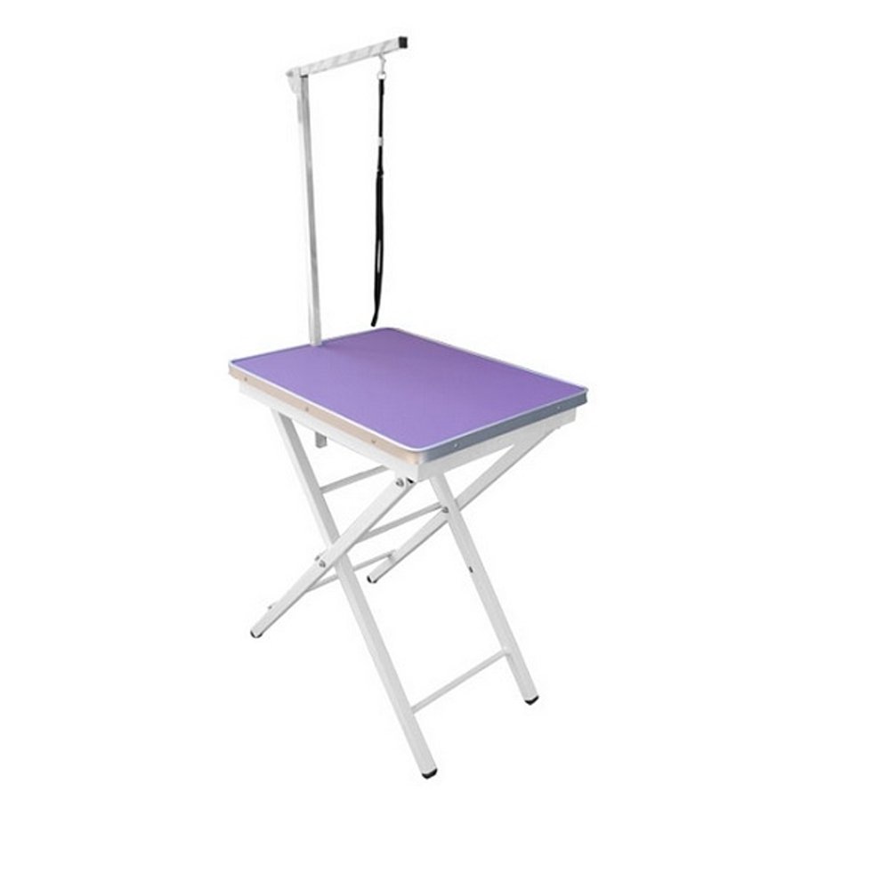 GroomStar Trimmtisch   in lila  incl. Halterung und Schlaufe