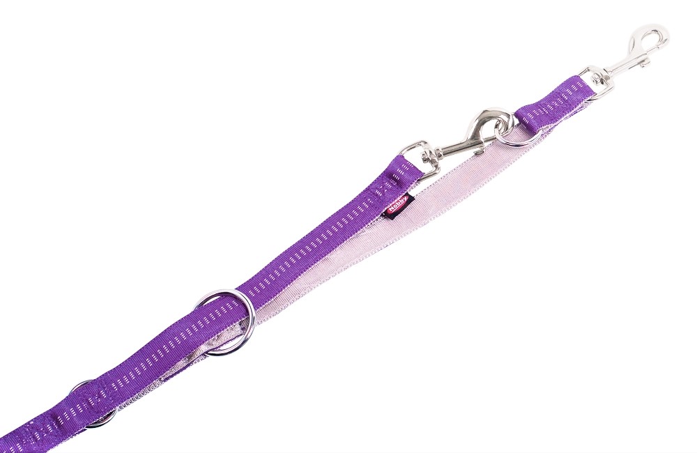 Führleine "Soft Grip" Lavendel  3fach verstellbar