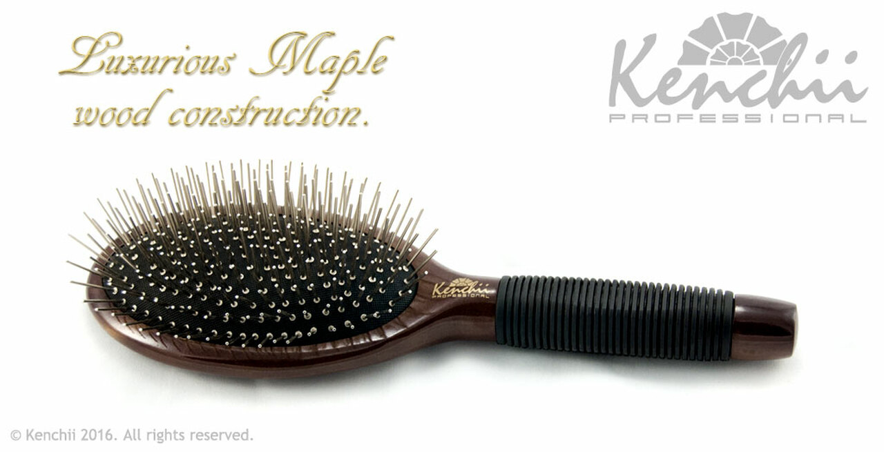 KENCHII - Metal Pin Oval  Bürste Large