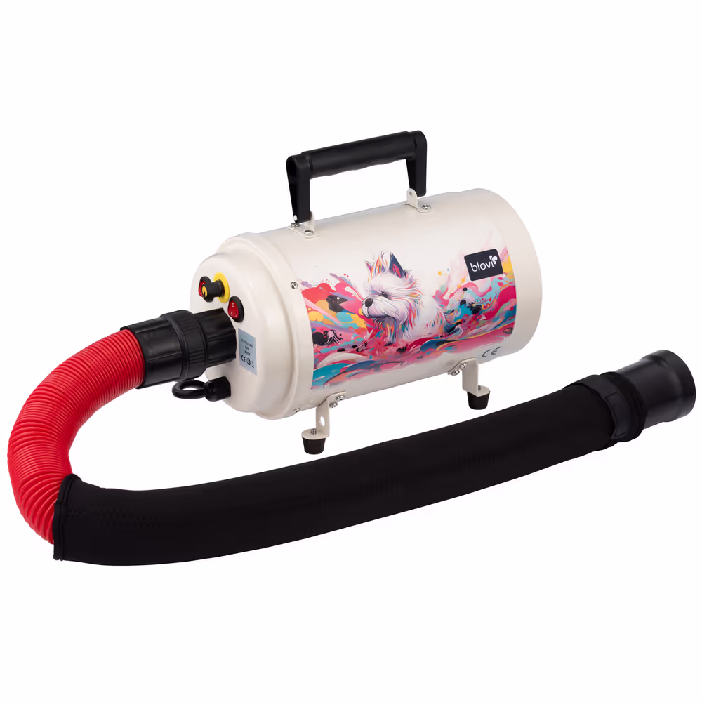 Blovi Furious Dryer 2800 W – der leistungsstärkste einmotorige Blaser, mit sanfter Luftstromregulierung