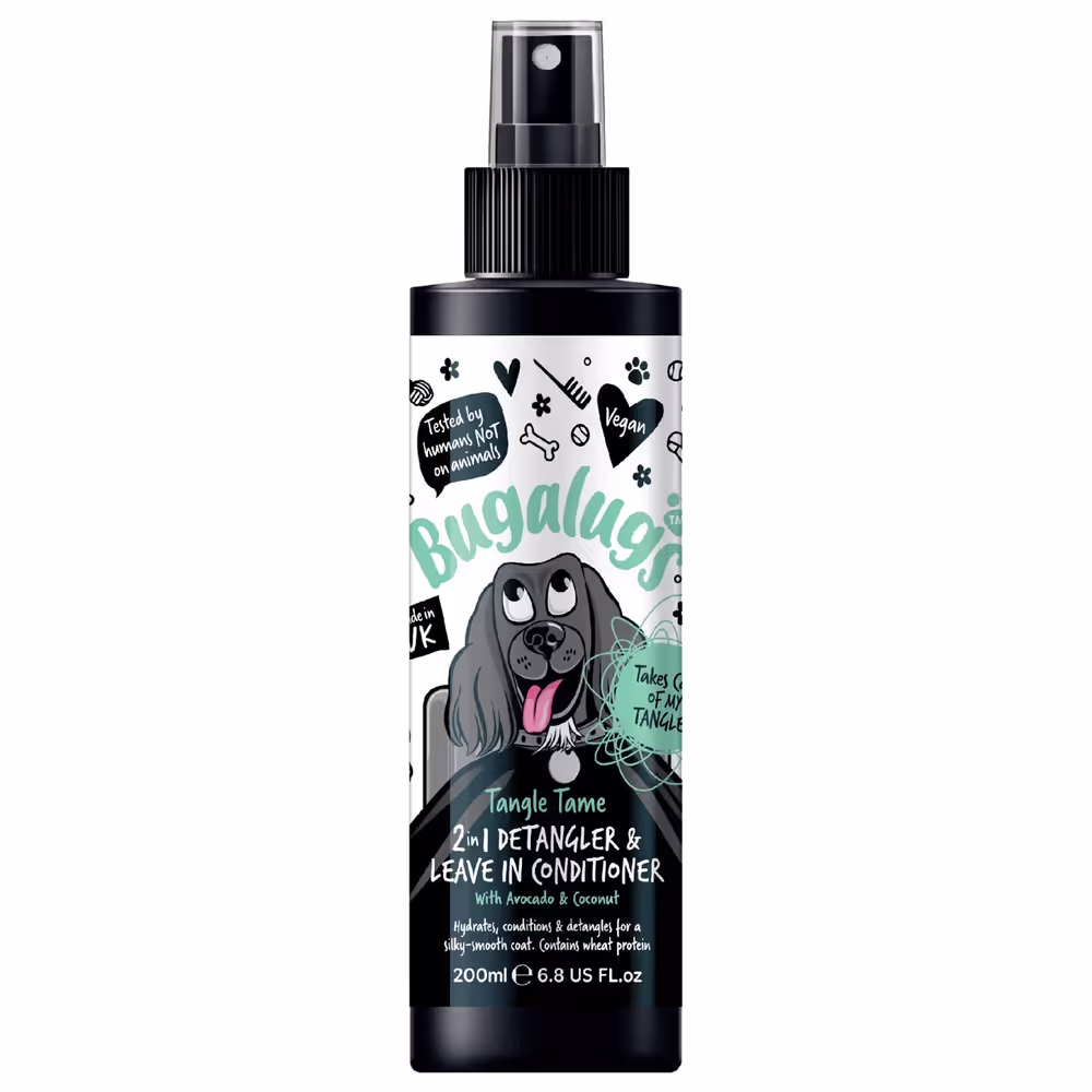 Bugalugs Tangle Tame 2in1 Leave In Conditioner 200ml - Entwirrender Conditioner für Hunde, Avocado- und Kokosduft 200 ml