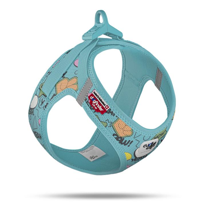 curli Vest Harness Air-Mesh SE25 Comic Türkis Gr. XXXS