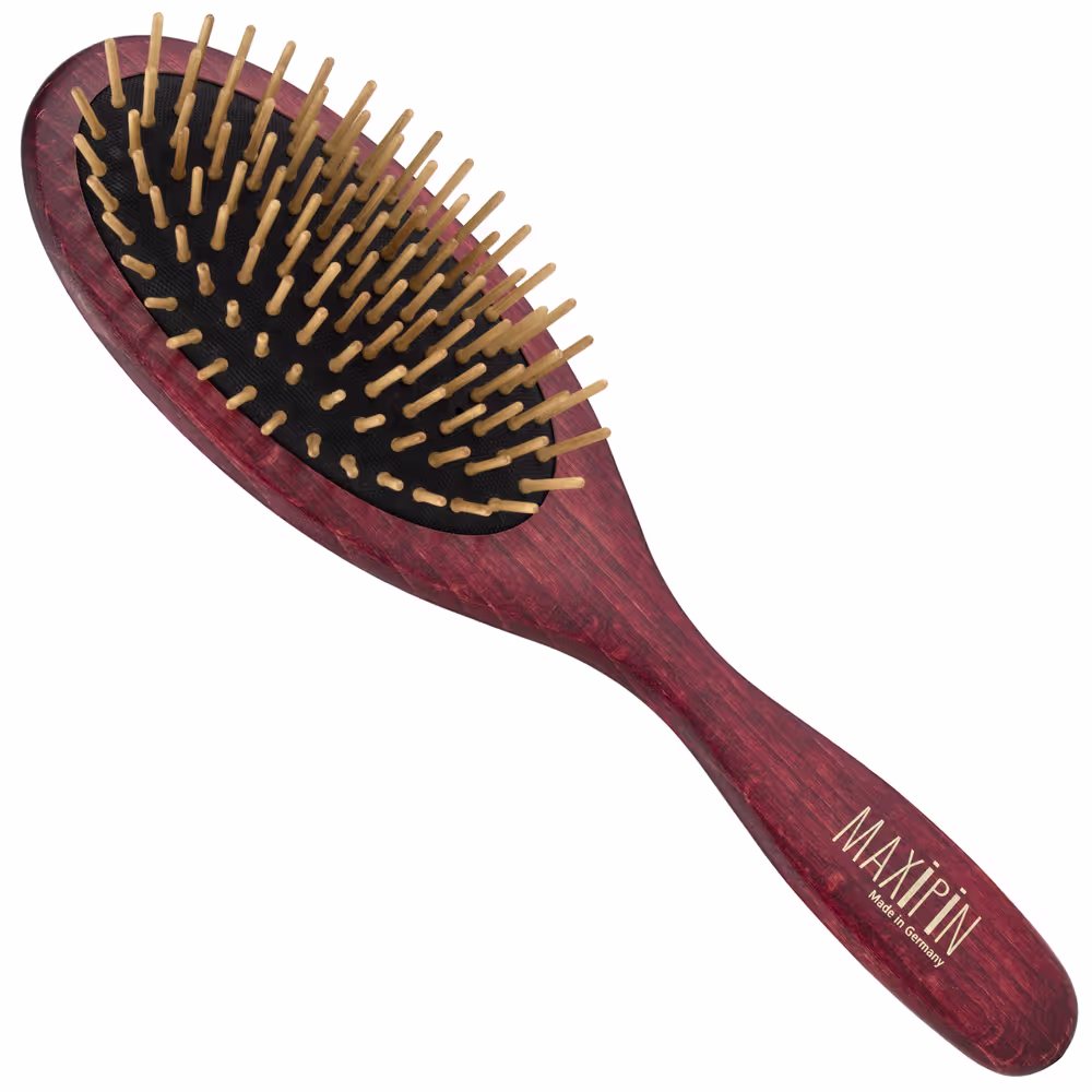 Maxi Pin Wood Brush Small - ovale Bürste mit Holzstiften 15mm, groß