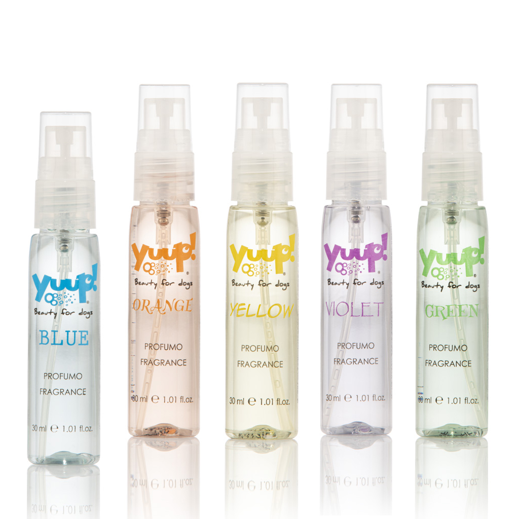 Yuup!® Haustierparfüm "Color your style with fragrance"  5 Düfte