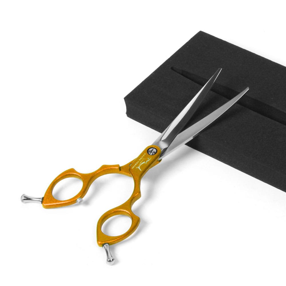 Shernbao Shark Curved Scissors 6.5" - leichte, gebogene Haarschere Asia Style