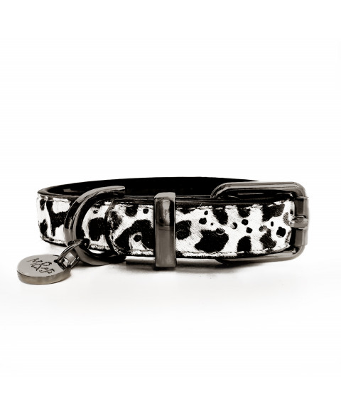 Lederhalsband Dalmatiner Design  40x2cm