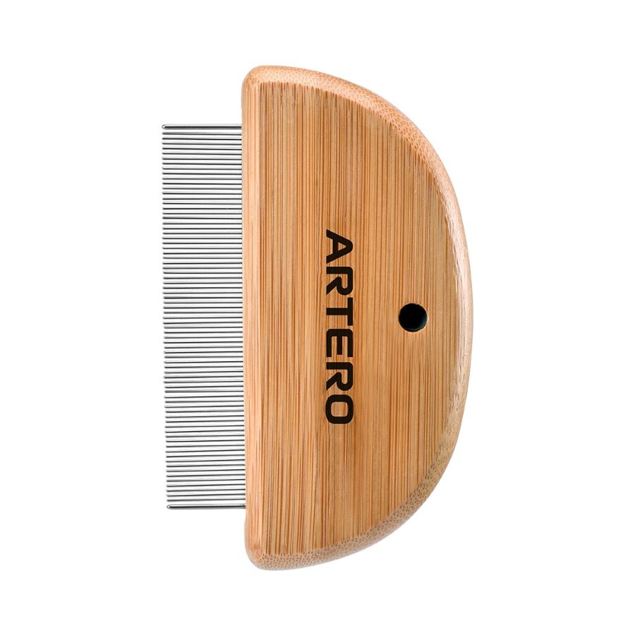 ARTERO® Ovaler Mini-Kamm "Chippy" mit Bambusgriff