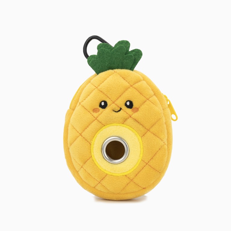 Ananas-Kotbeutelspender incl. eine Kotbeutel-Rolle