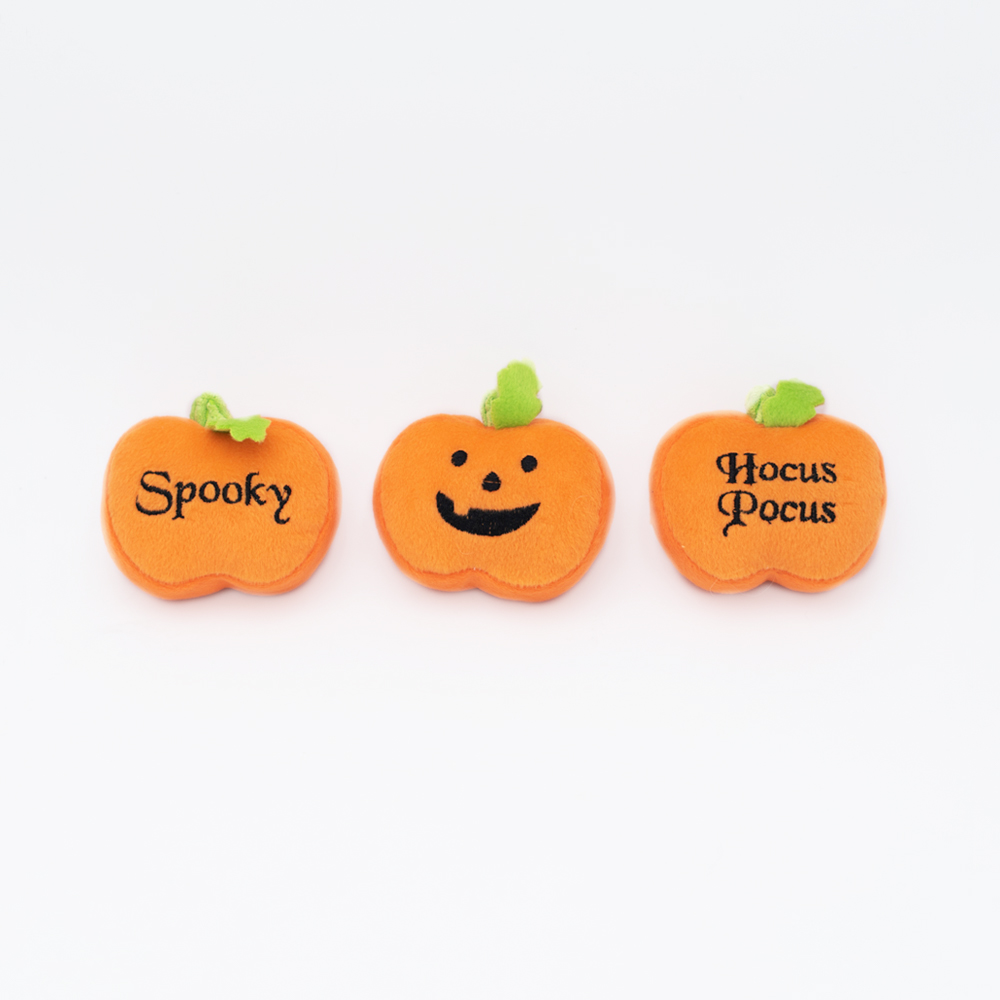 Halloween Miniz 3-pack Pumpkins