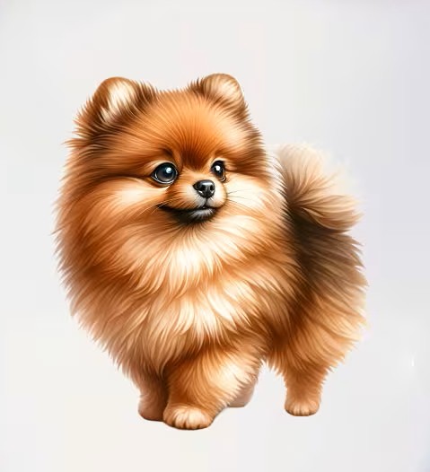 Pomeranian Aufkleber