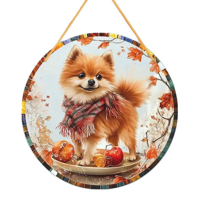 Pomeranian -Deko zum Aufhängen