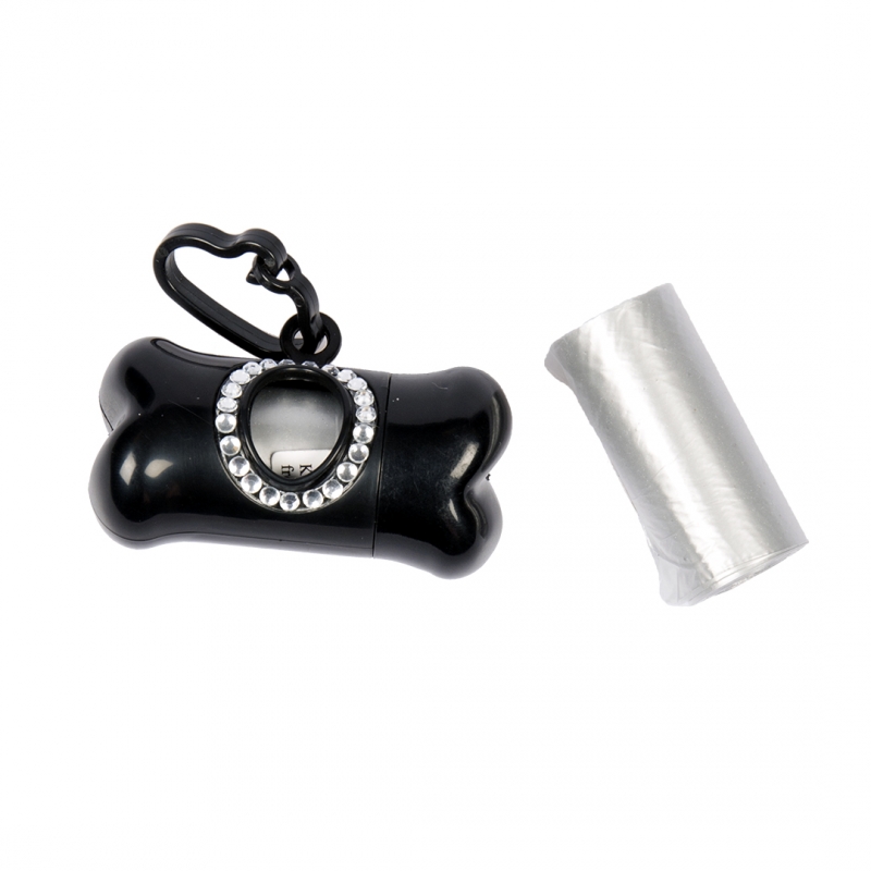 Hundekotbeutel dispenser schwarz " Schick "
