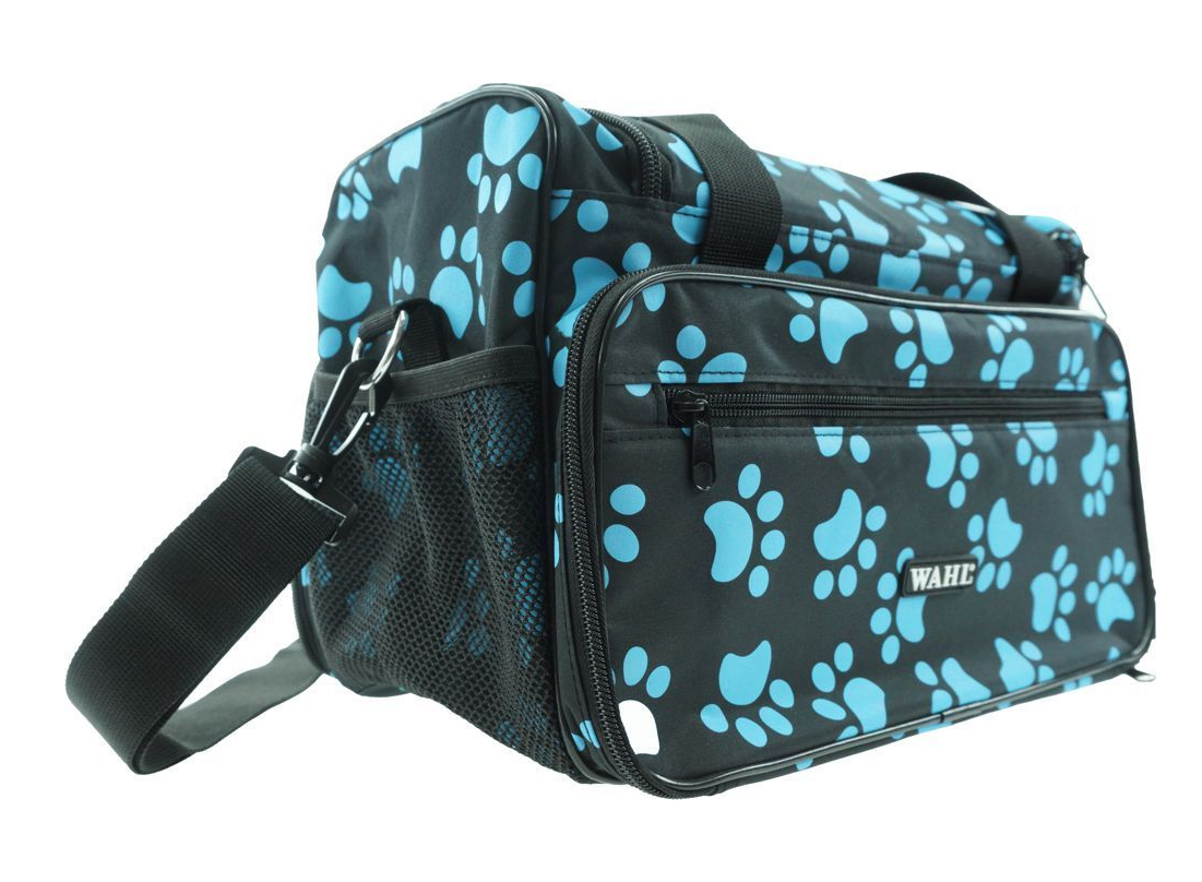 Pfötchen Tasche, NEUES Design schwarz/blau