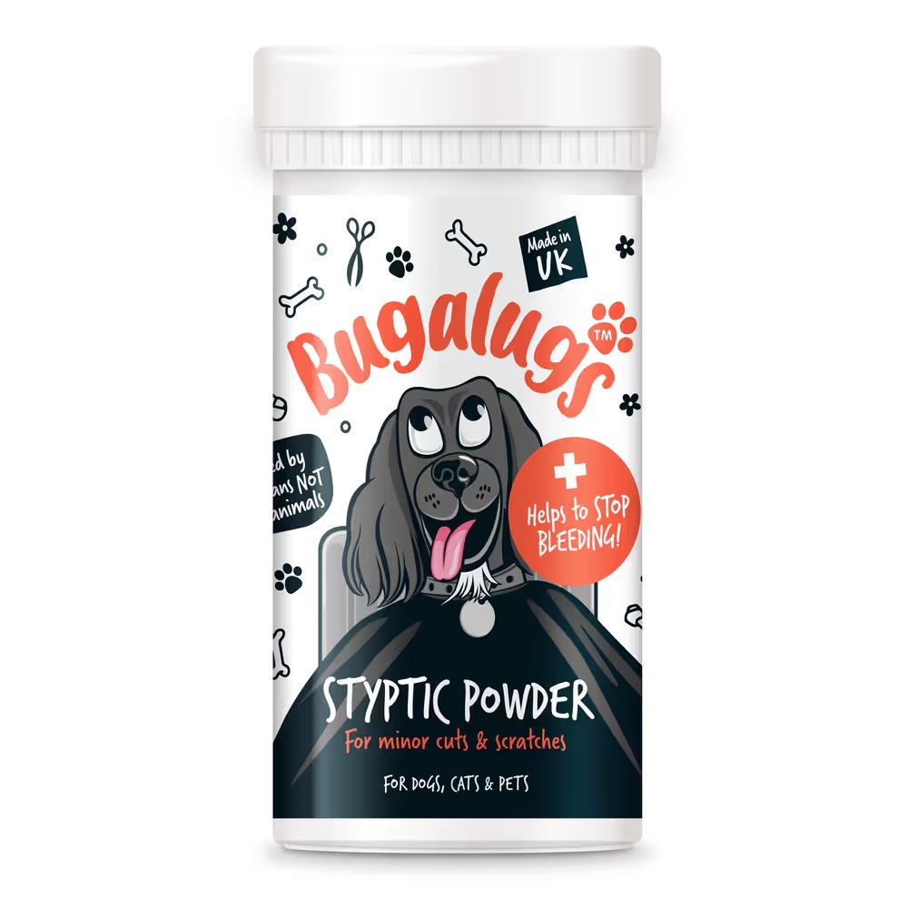 Bugalugs Styptic Powder 50g – Blutstillendes Pulver für Hunde, Katzen und Kleintiere