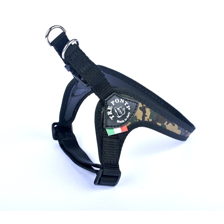 Tre Ponti EASY FIT CAMOUFLAGE HARNESS mit verstellbarem Bauchgurt