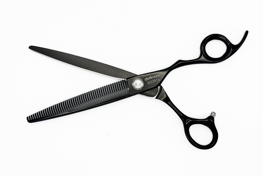 Optimum® "Black Titanium" Modellierschere