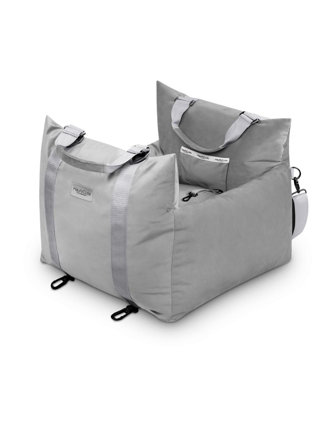 Autositz  3 in 1 Comfy silber-grau
