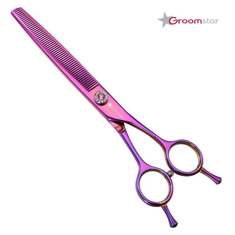 Groomstar – professionelle halbgleitende Schere, 7 Zoll, 66 Zähne