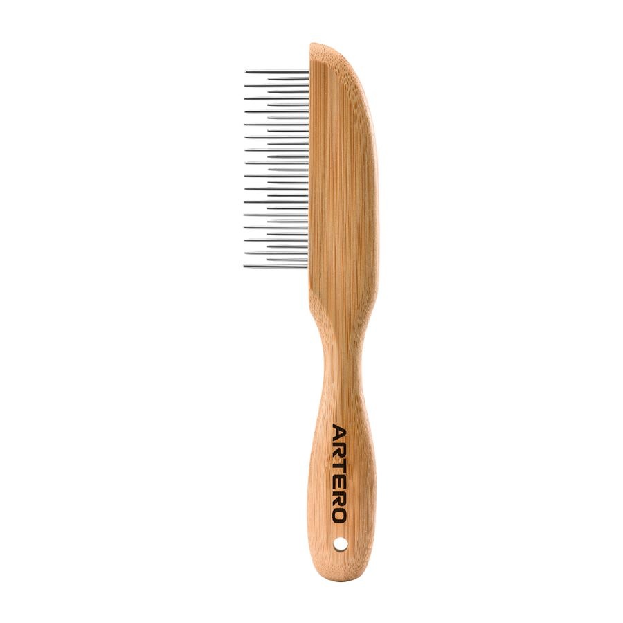 ARTERO® Kamm "Tango" mit 30 abwechselnden Zinken und Bambusgriff
