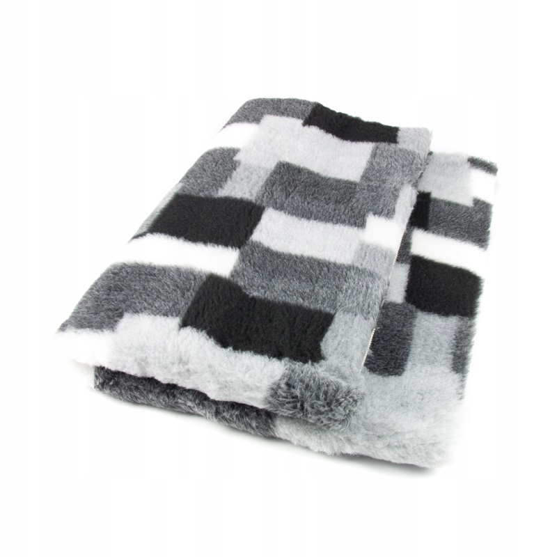 Blovi DryBed VetBed A+  Patchwork grau-weiß   rutschfest