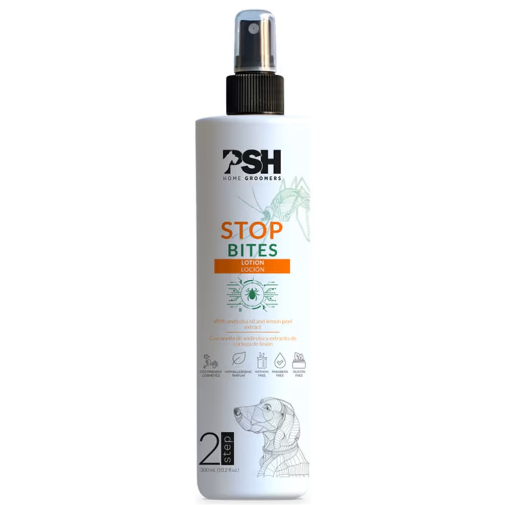 PSH Home Stop Bites Lotion 300ml Floh- und Zeckenschutzspray für Hunde