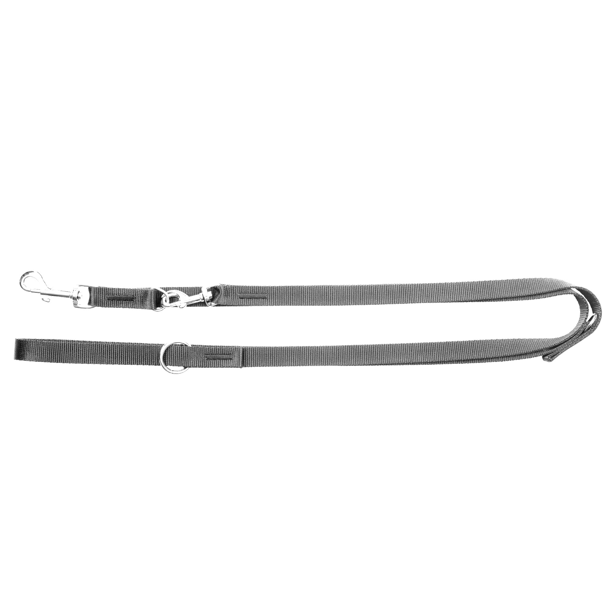 Hundeleine verstellbar bis 220 cm in grau