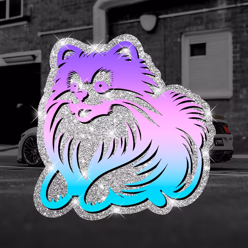 Pomeranian Aufkleber
