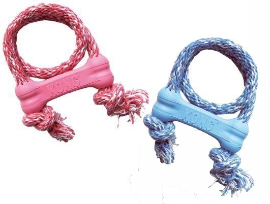 KONG Puppy Goodie Bone w/Rope XS