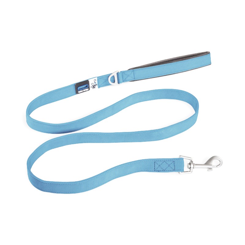 Curli Basic Nylon, City Führleine Hellblau