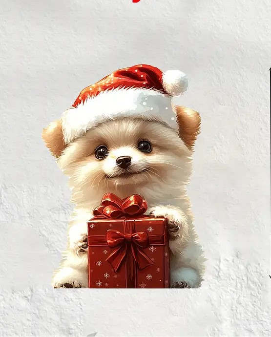 Pomeranian -Deko zum Aufhängen Acryl Kopie