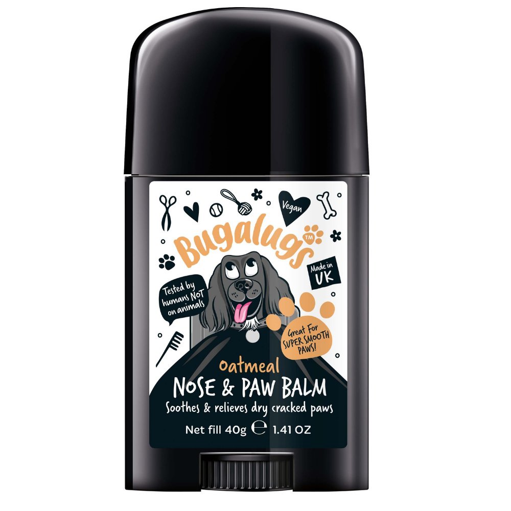 Bugalugs Nose & Paw Balm Stick 40g - veganer Balsam für Hundepfoten und Nase, im Stick