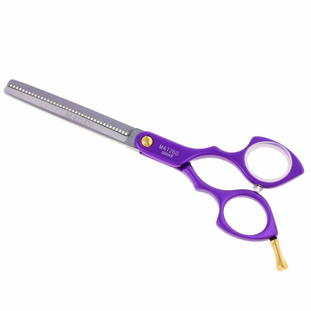 Madan Pet Grooming Thinning 6,5" /  Professionelle, ultraleichte, Modellierschere  in 4 Farben