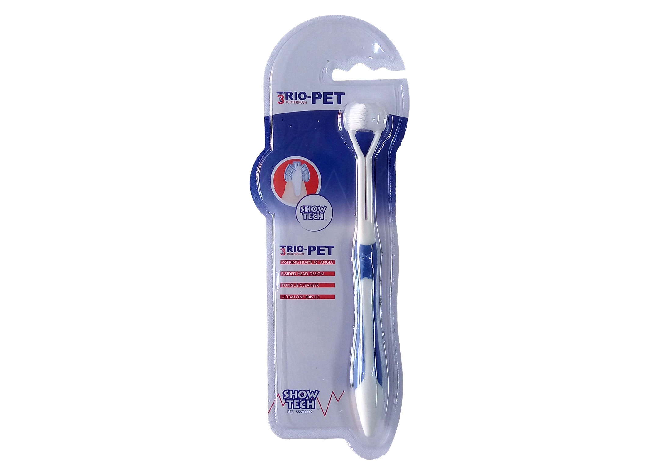 Show Tech Trio-Pet  Hundezahnbürste