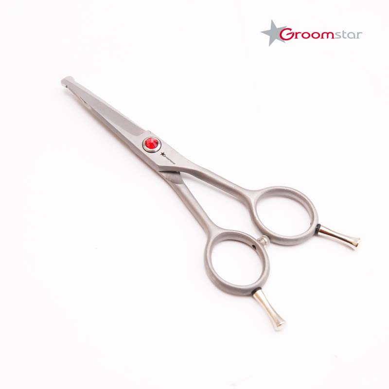 Groomstar - gerade und sichere Pflegeschere 4,5" microschliff