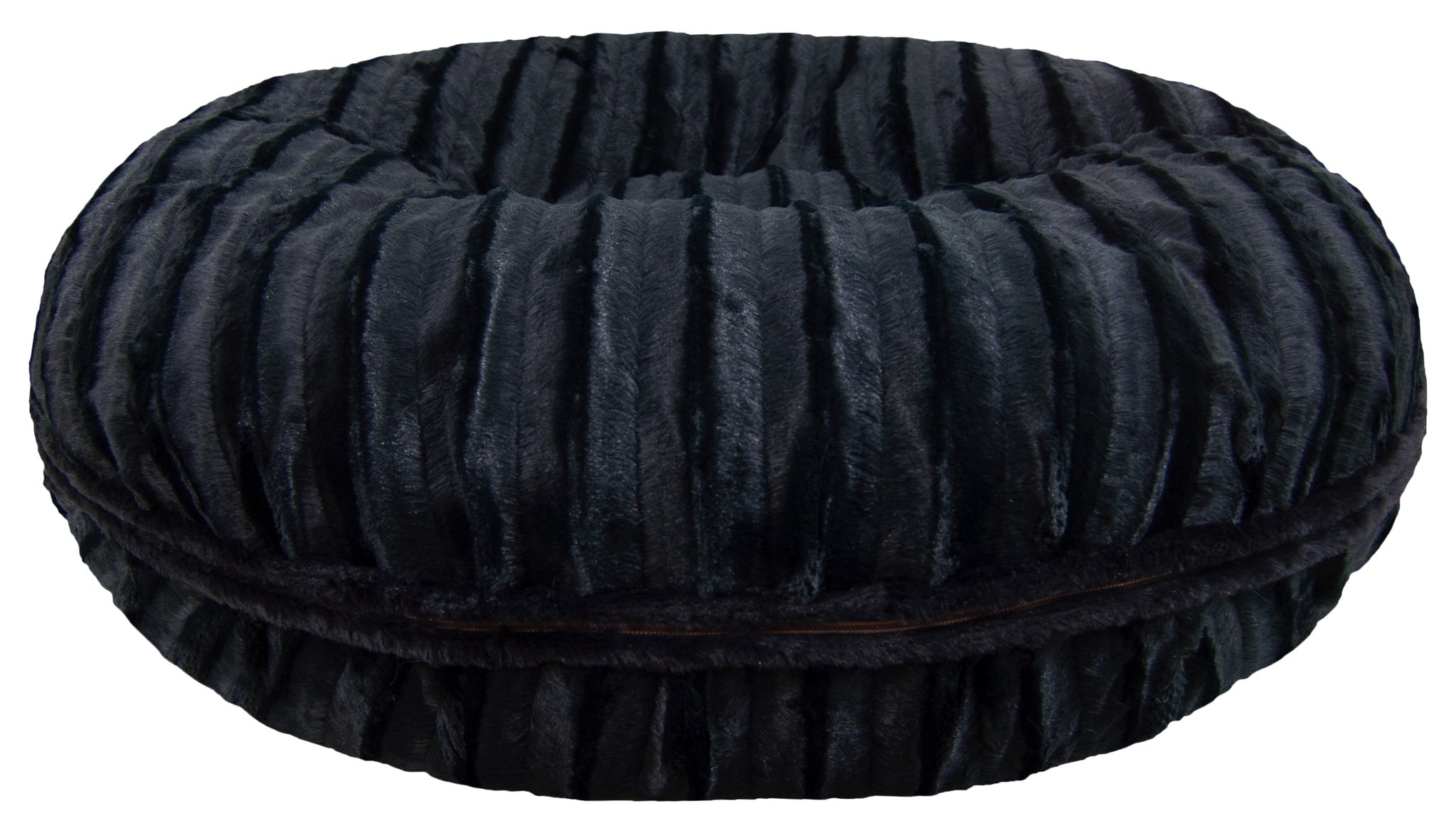 Bagel Bed Bessie & Barnie Black Puma - XL 127cm
