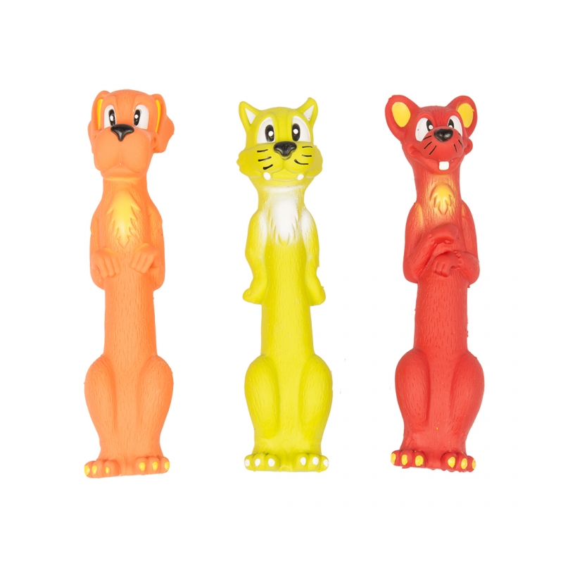 Tierfigur aus latex in zwei Farben 24 cm