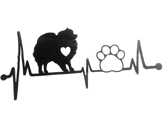 Pomeranian Sticker in 3 Farben