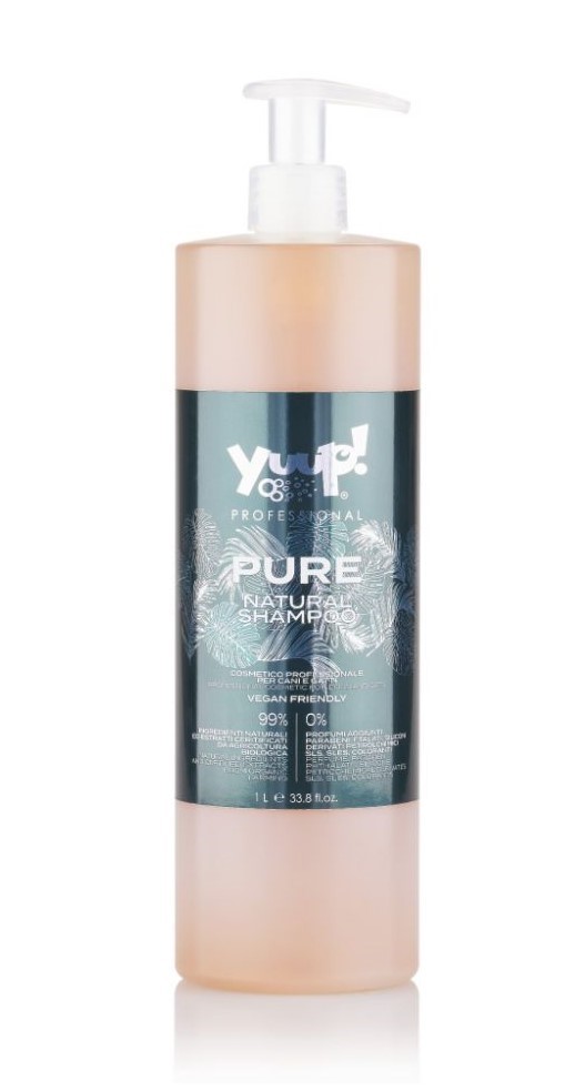 Yuup!® Natürliches Hundeshampoo "PURE" - hypoallergen, vegan & parfümfrei
